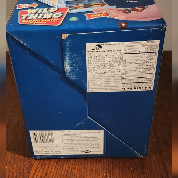 VINTAGE M&M's Wild Thing Roller Coaster Dispenser 2nd Limited Edition NWT - Picture 9 of 10
